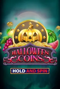 halloween coins hold and spin slot logo